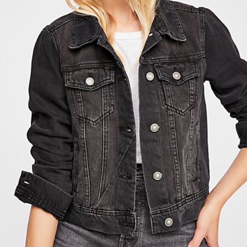 Free people rumors denim jacket